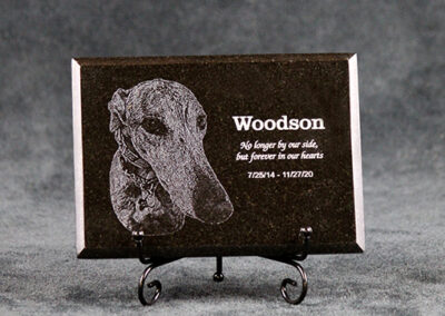 Custom Laser-etched Pet Memorials by Bolt Laserworks